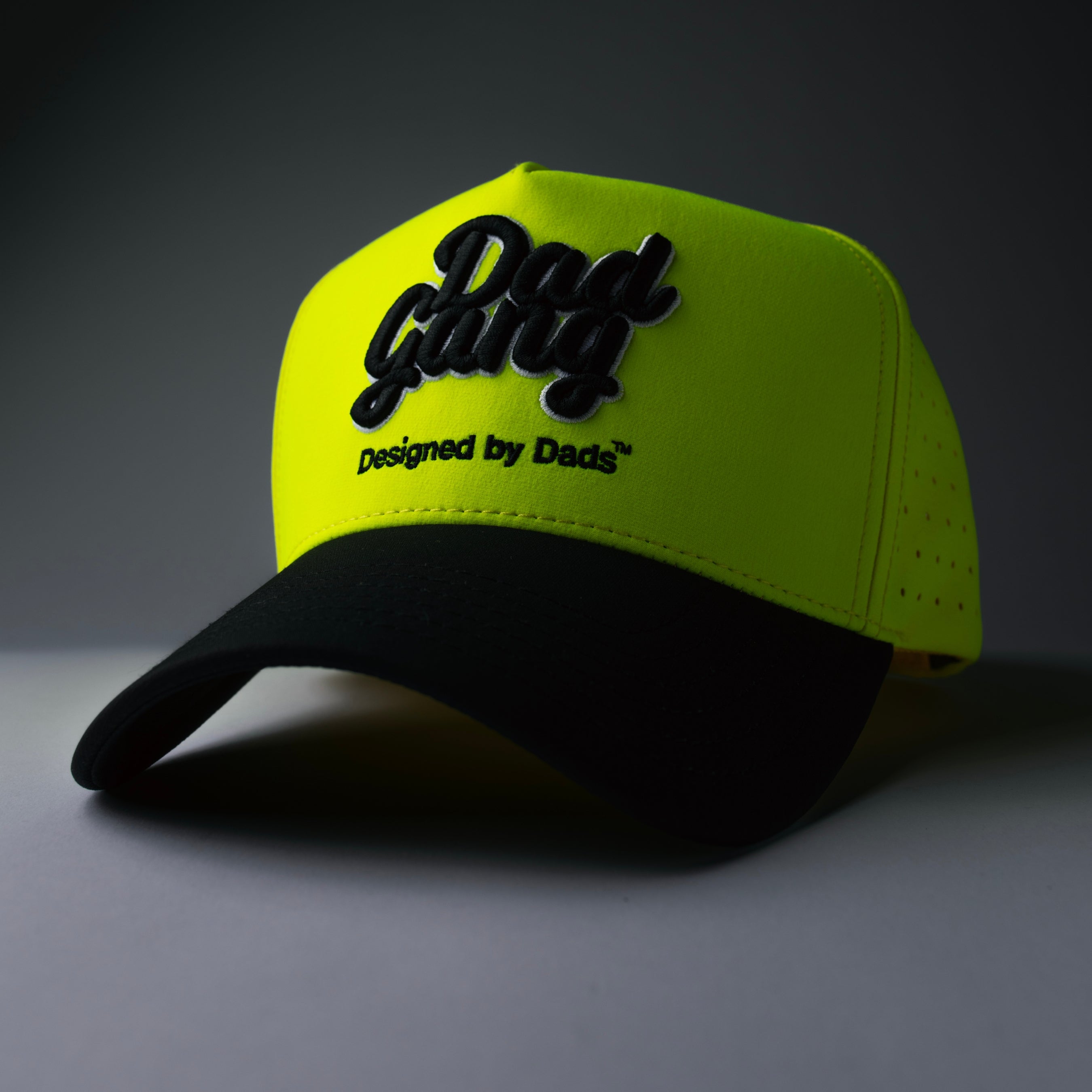 Brook 蛍光イエロー　cap Neon Yellow Logo Hat – dadgang.co