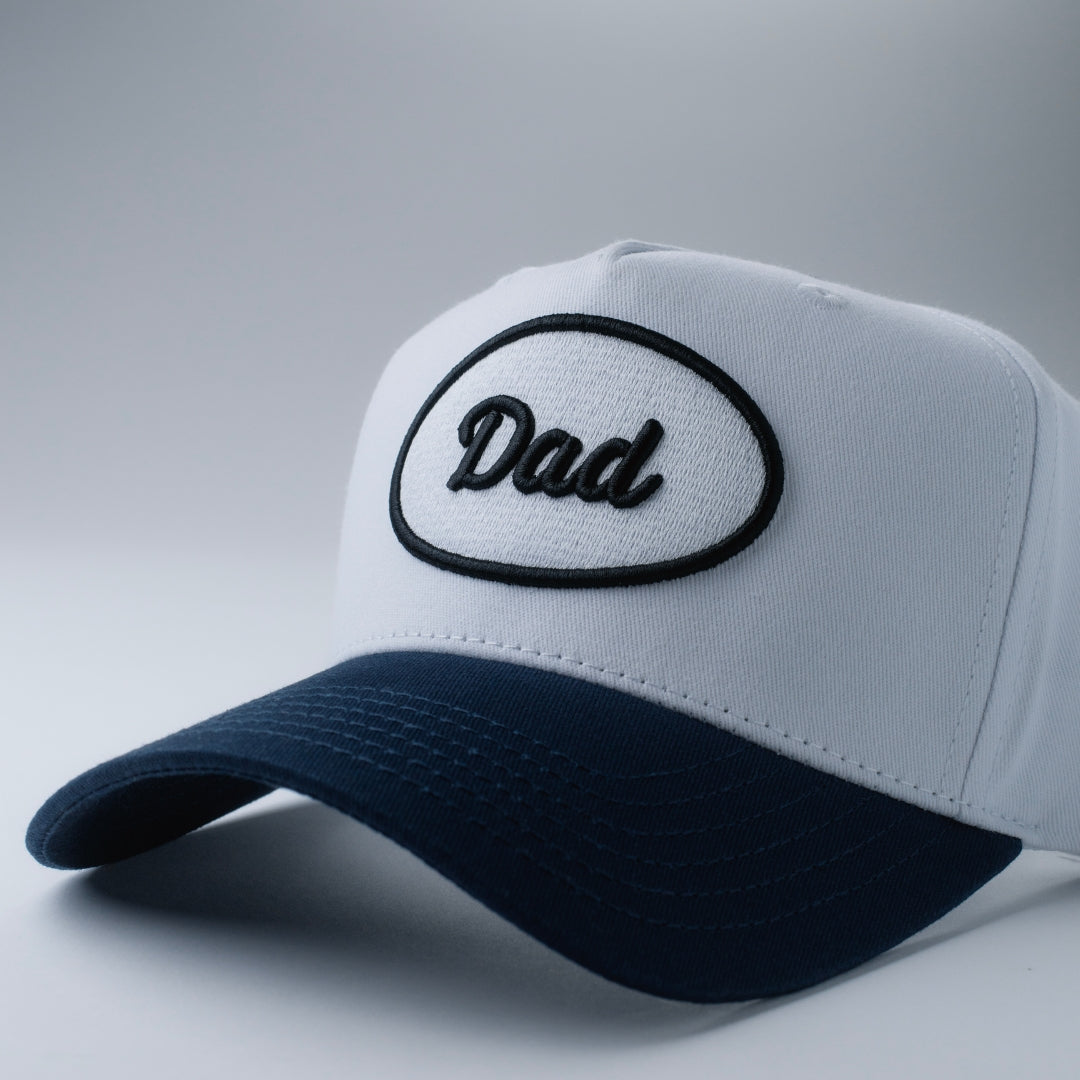 Just Dad - White/Navy