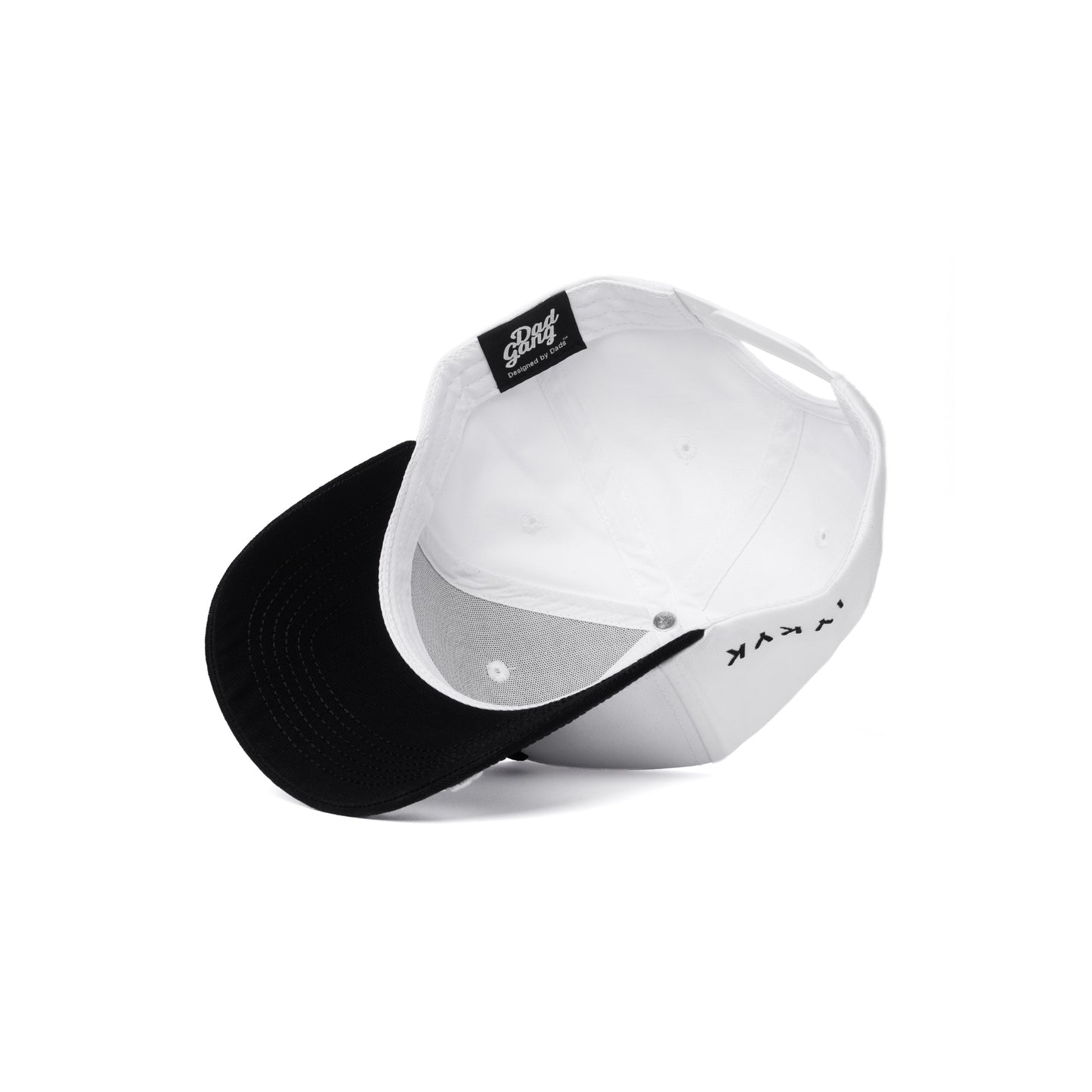 On The Brim - White/Black Logo