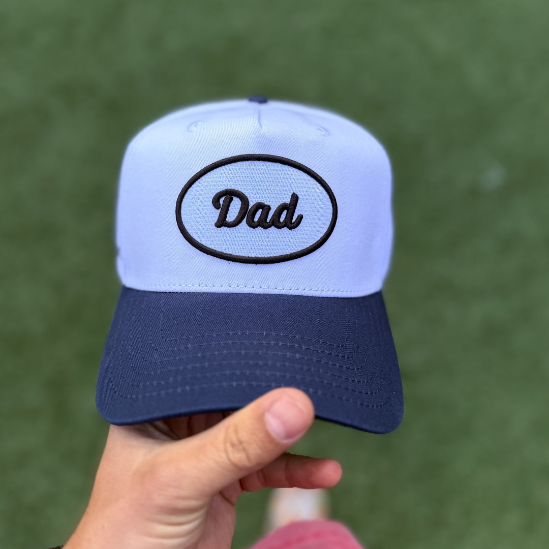Just Dad - White/Navy