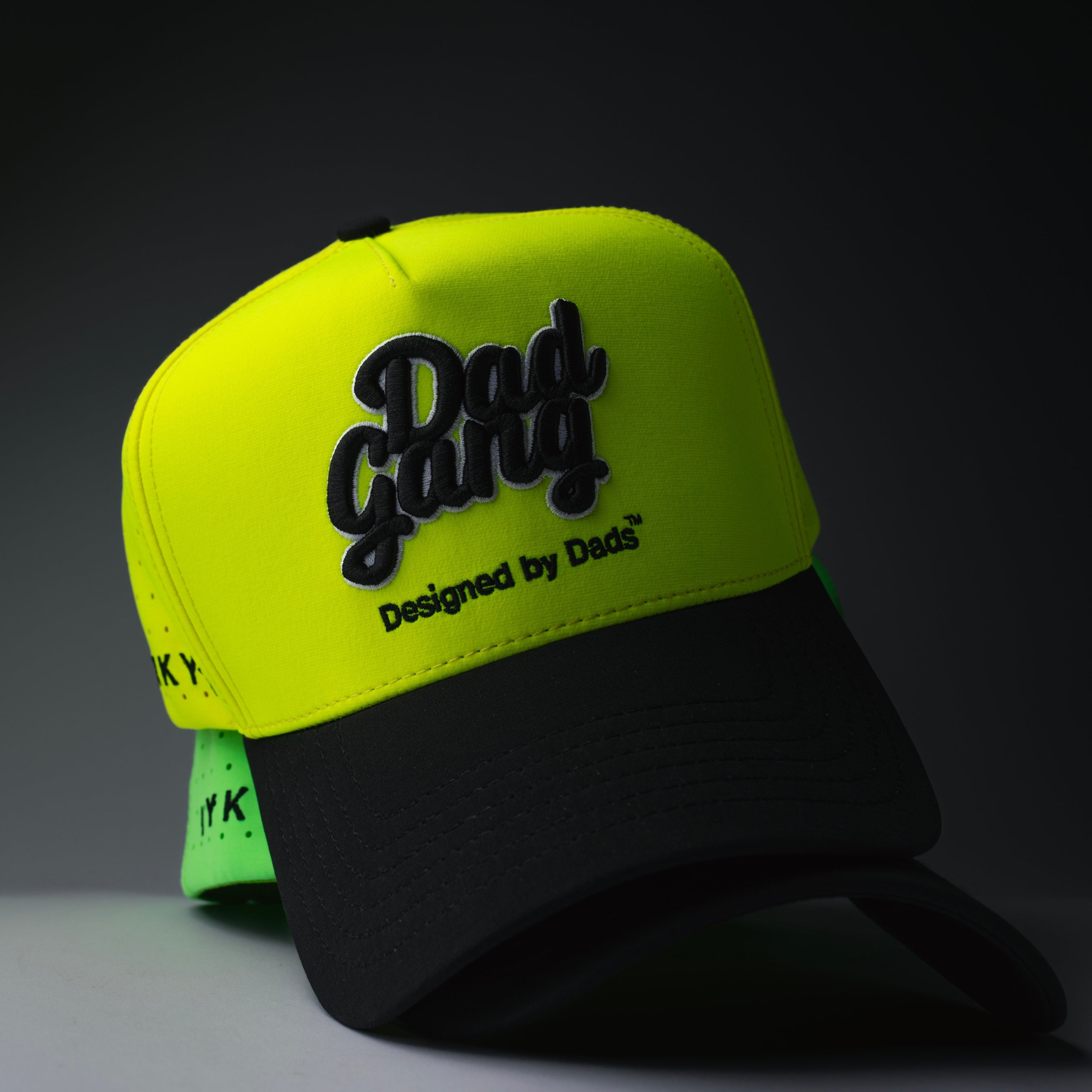 Neon Yellow Logo Hat – dadgang.co