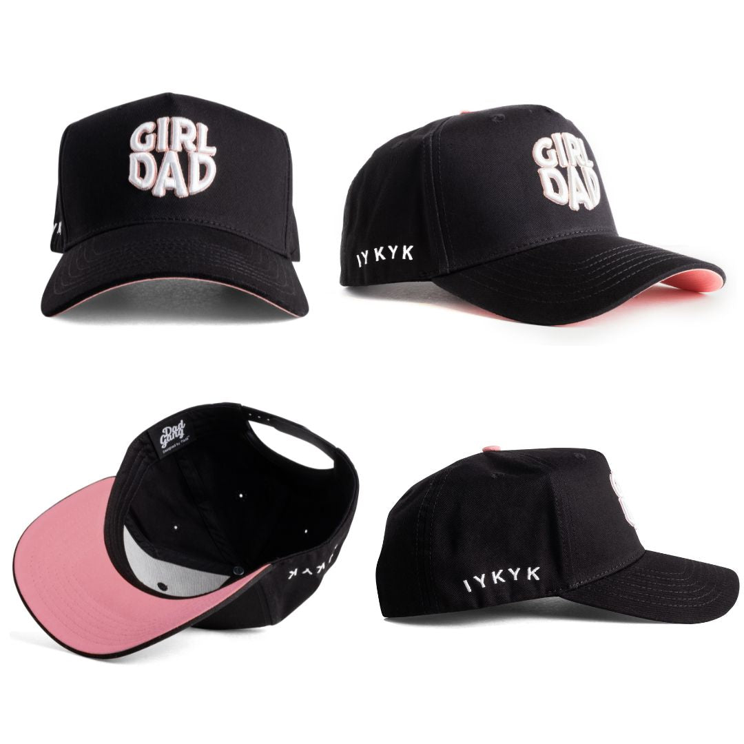 Dad's Heart - Black/Pink