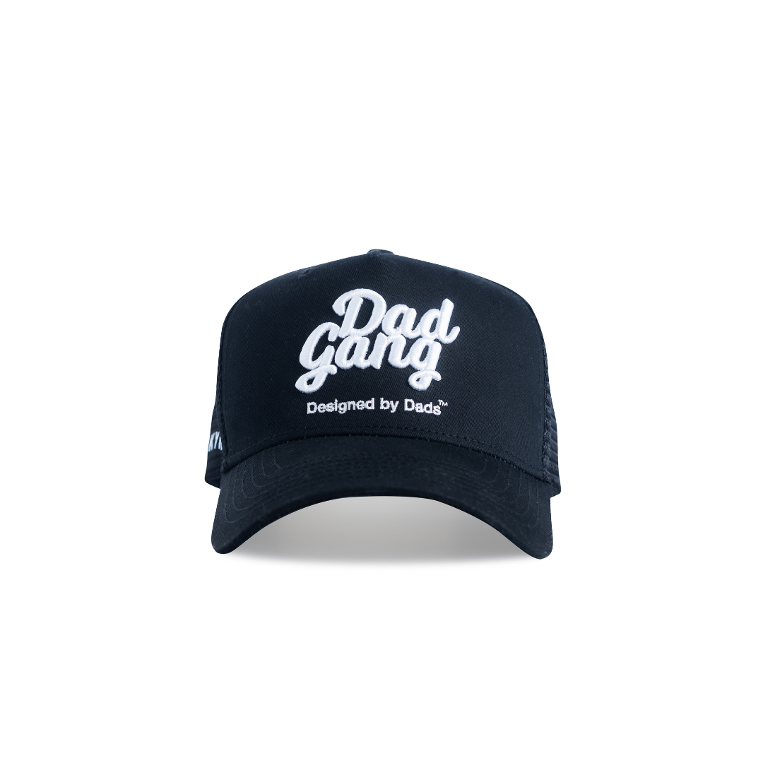 Dad Gang Trucker - Black/White