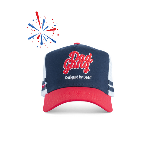 Dad Gang Logo USA Trucker