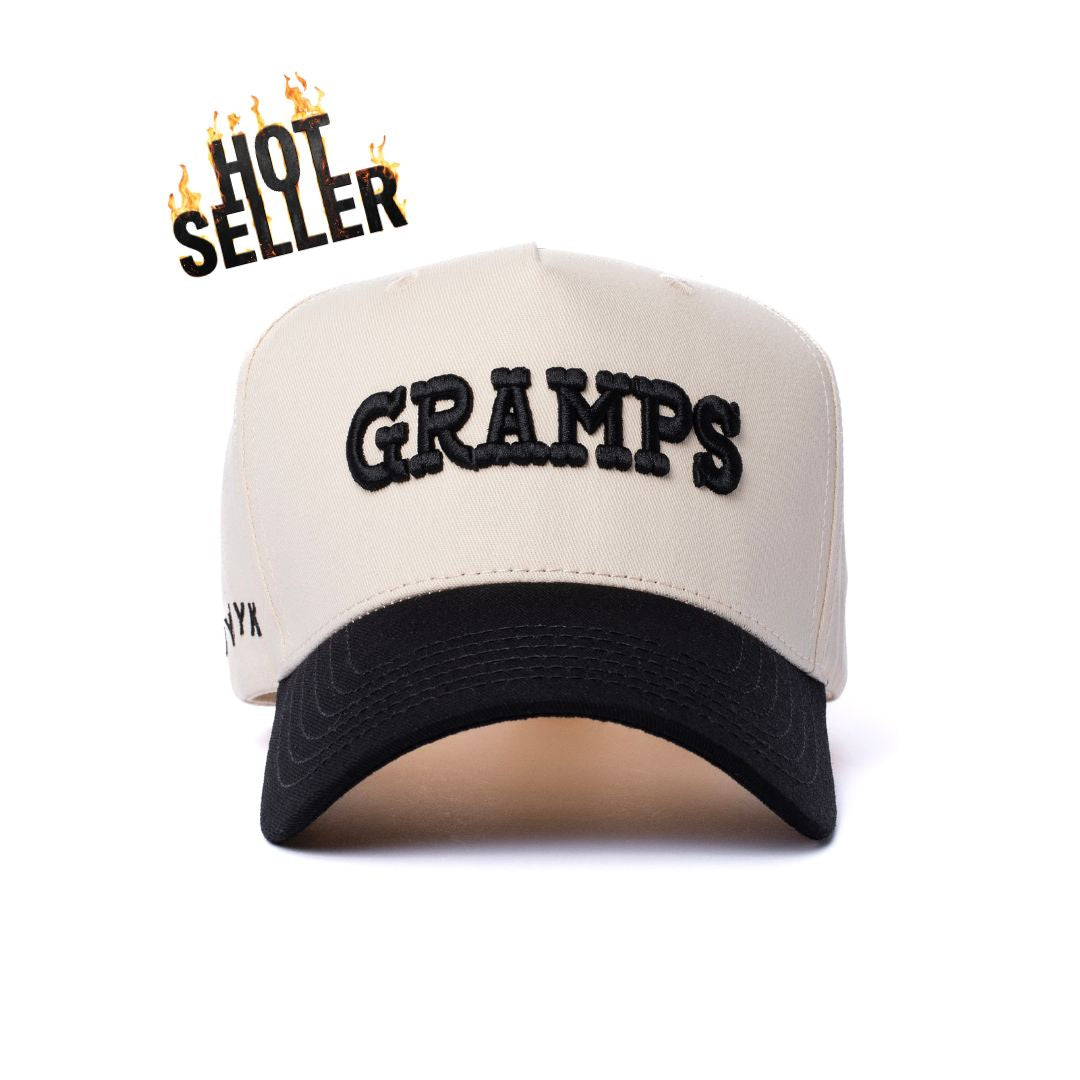 Gramps Hat (Cream/Black)