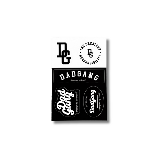 Dad Gang Logo Sticker Pack