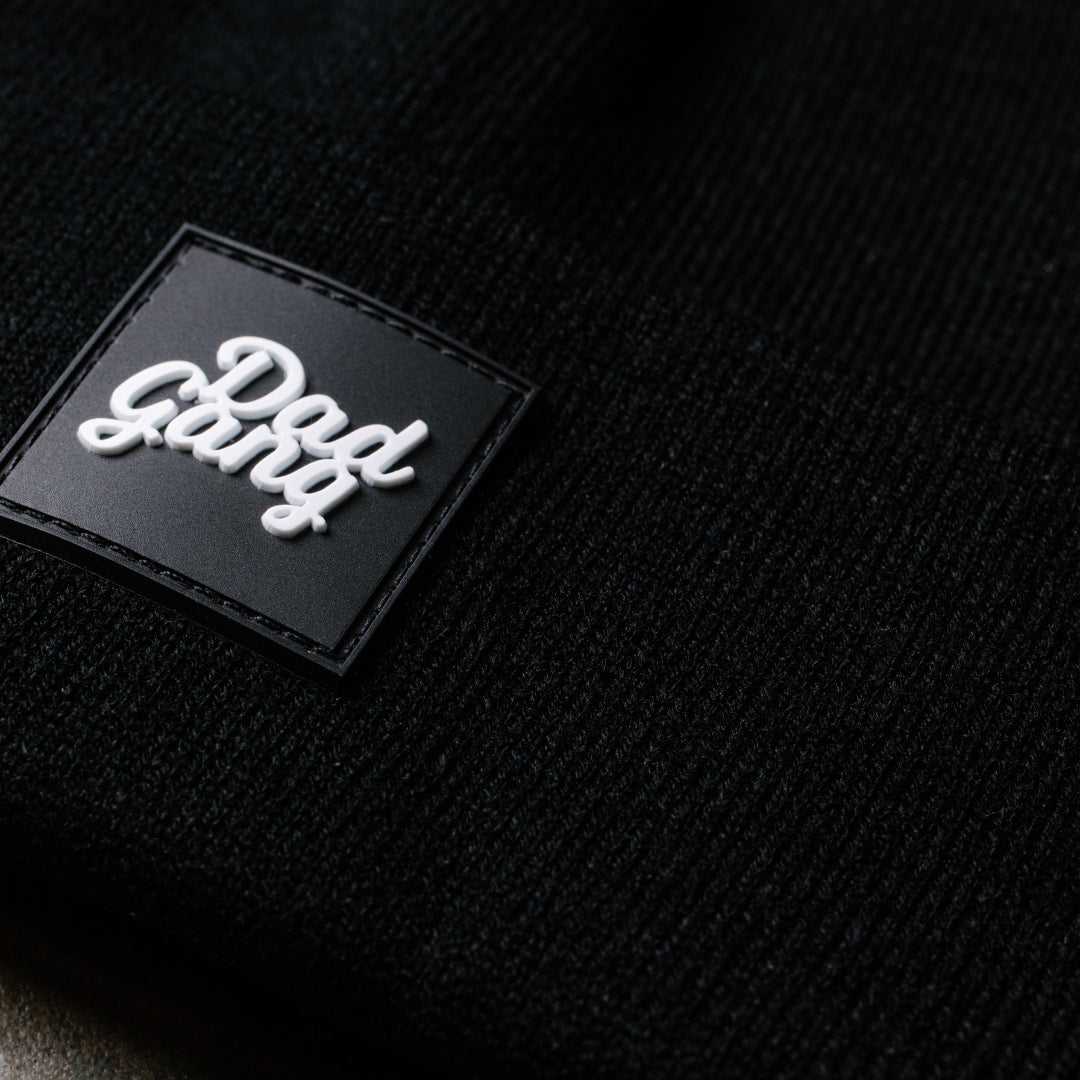 Dad Gang Logo Beanie - Black