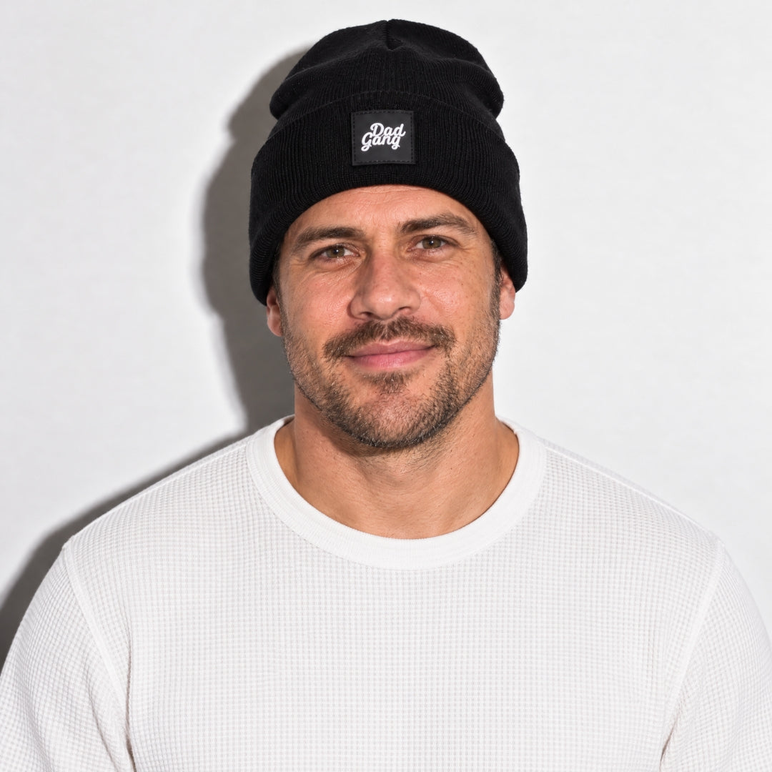 Dad Gang Logo Beanie - Black