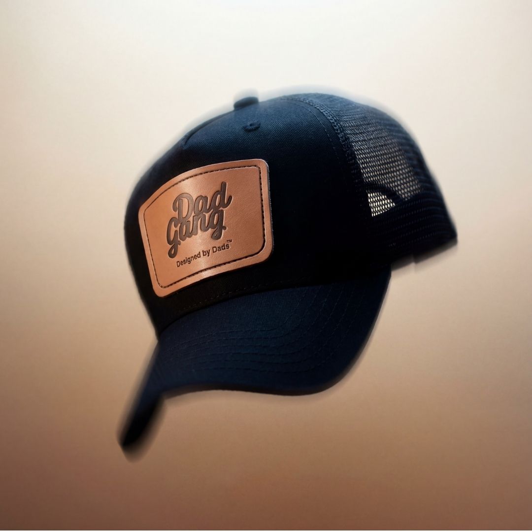 Leather Patch Trucker - Black/Brown