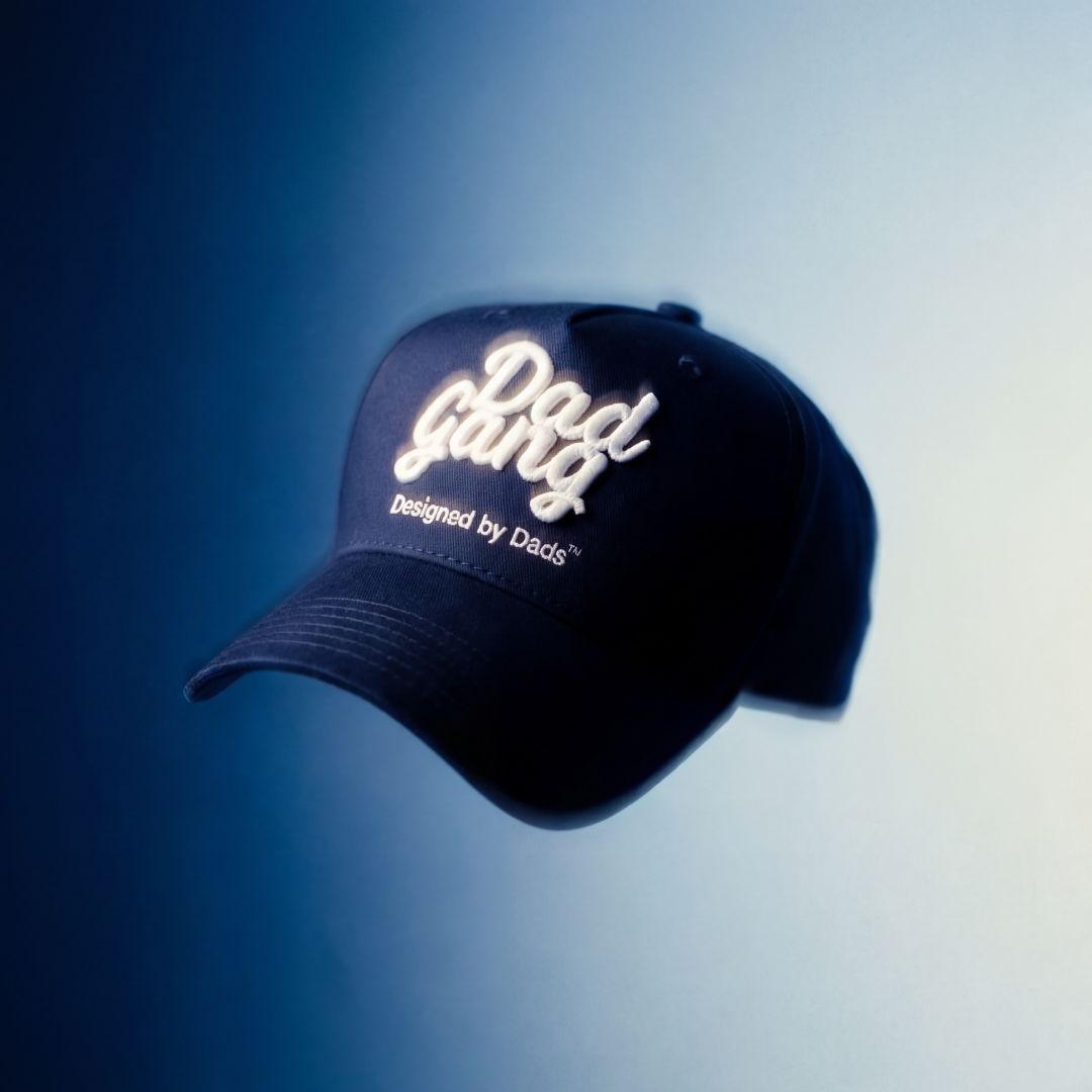 Navy & White Logo Hat