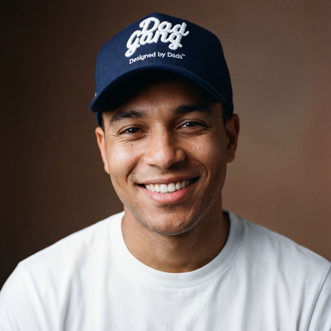 Navy & White Logo Hat