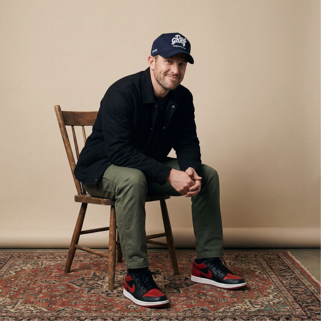 Navy & White Logo Hat